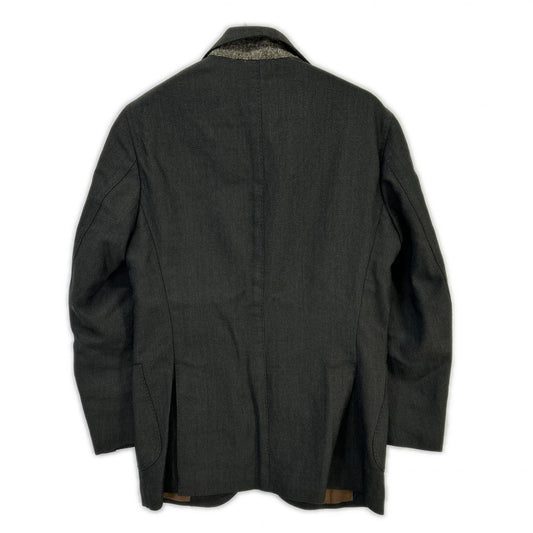 Stile Latino Wool Tailored Blazer Gray Size 40