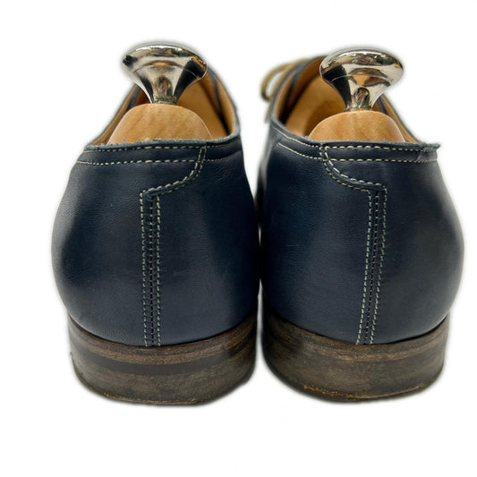 JOHNLOBB EVERDON Straight Tip Sneakers Navy Size 7