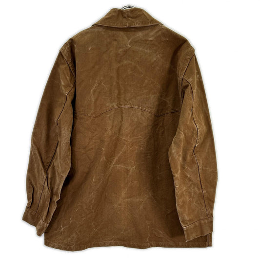 VINTAGE 40s/50s SNCF Railroad Jacket Brown Cotton