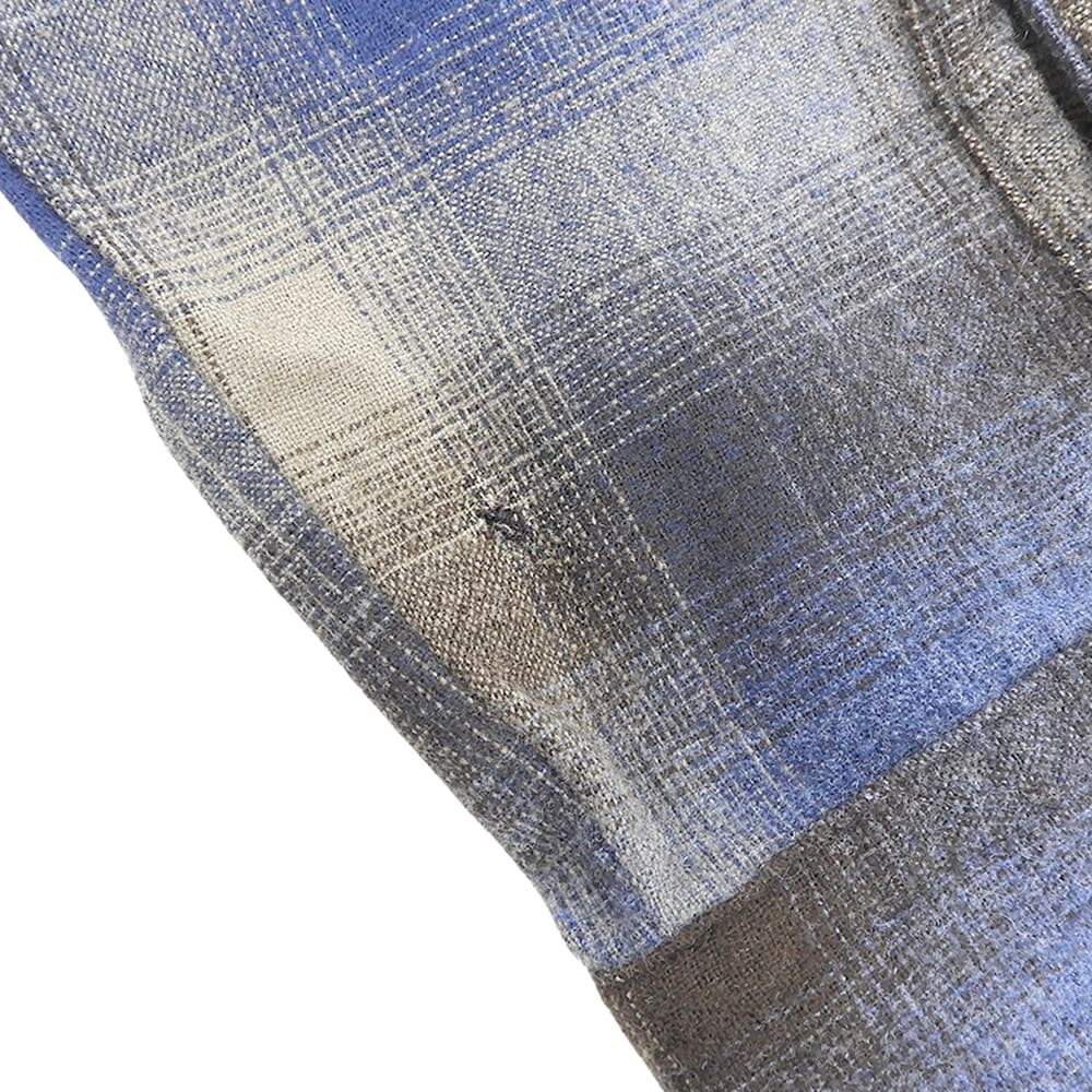 PENDLETON 90s/00s Ombre Check Wool Zip Jacket Size M
