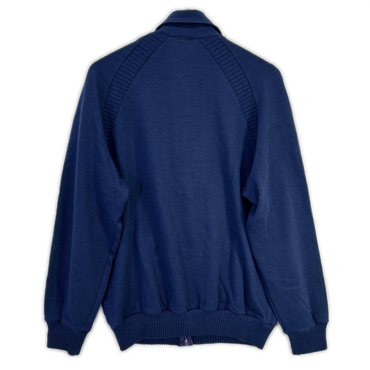 adidas 70s West German Vintage Collared Jacket Navy Size 50