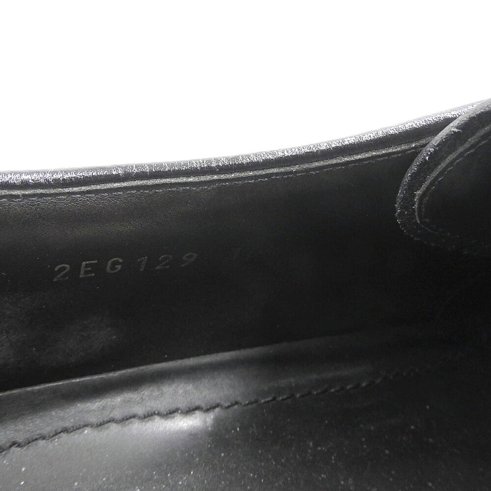 PRADA 15AW Leather Brushed Calfskin Sneakers Black Size 10