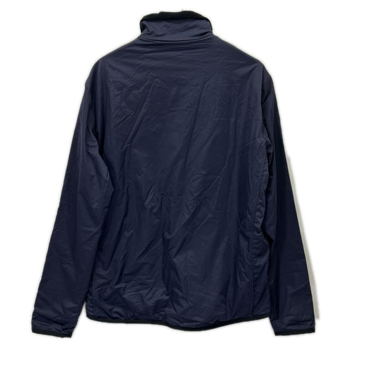 HERMES Sellier Nylon Fleece Jacket Navy Size XXL