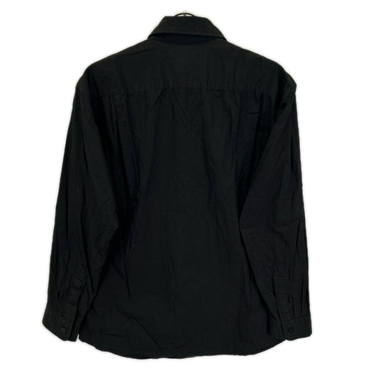 ISSEY MIYAKE MEN 12AW Black Yellow Dyed Shirt Size 3