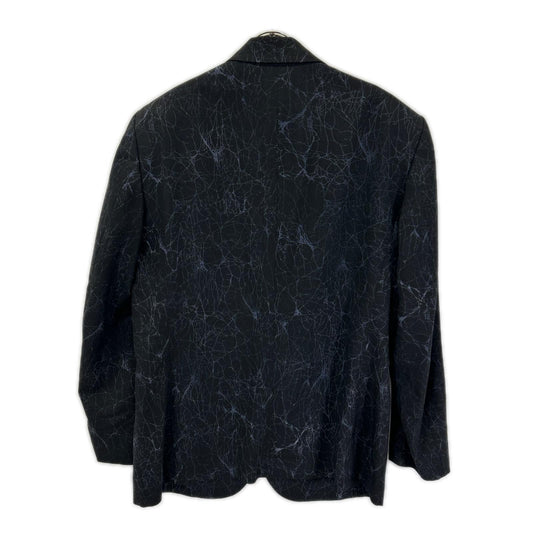 ISSEY MIYAKE MEN 14AW Crack Pattern Wool Blazer Black Size 3