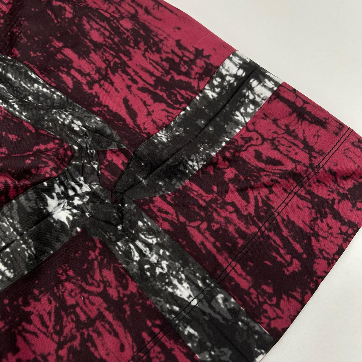 SS ME x ISSEY MIYAKE MEN 14SS Wrinkle T-Shirt Red/Gray Size 3