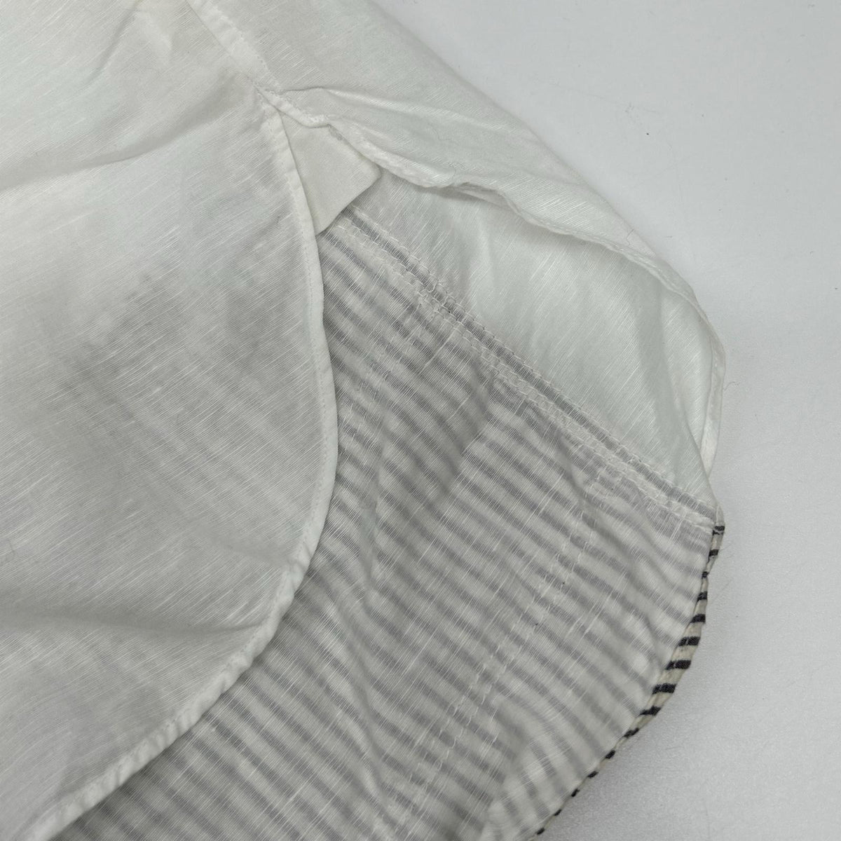 JUNYA WATANABE MAN 20SS White Linen Patchwork Shirt Size L