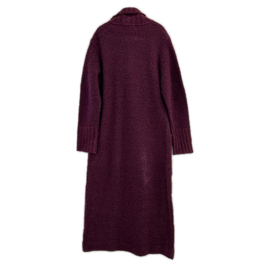 ISSEY MIYAKE 16AW Purple Wool Knit Long Coat Size 3