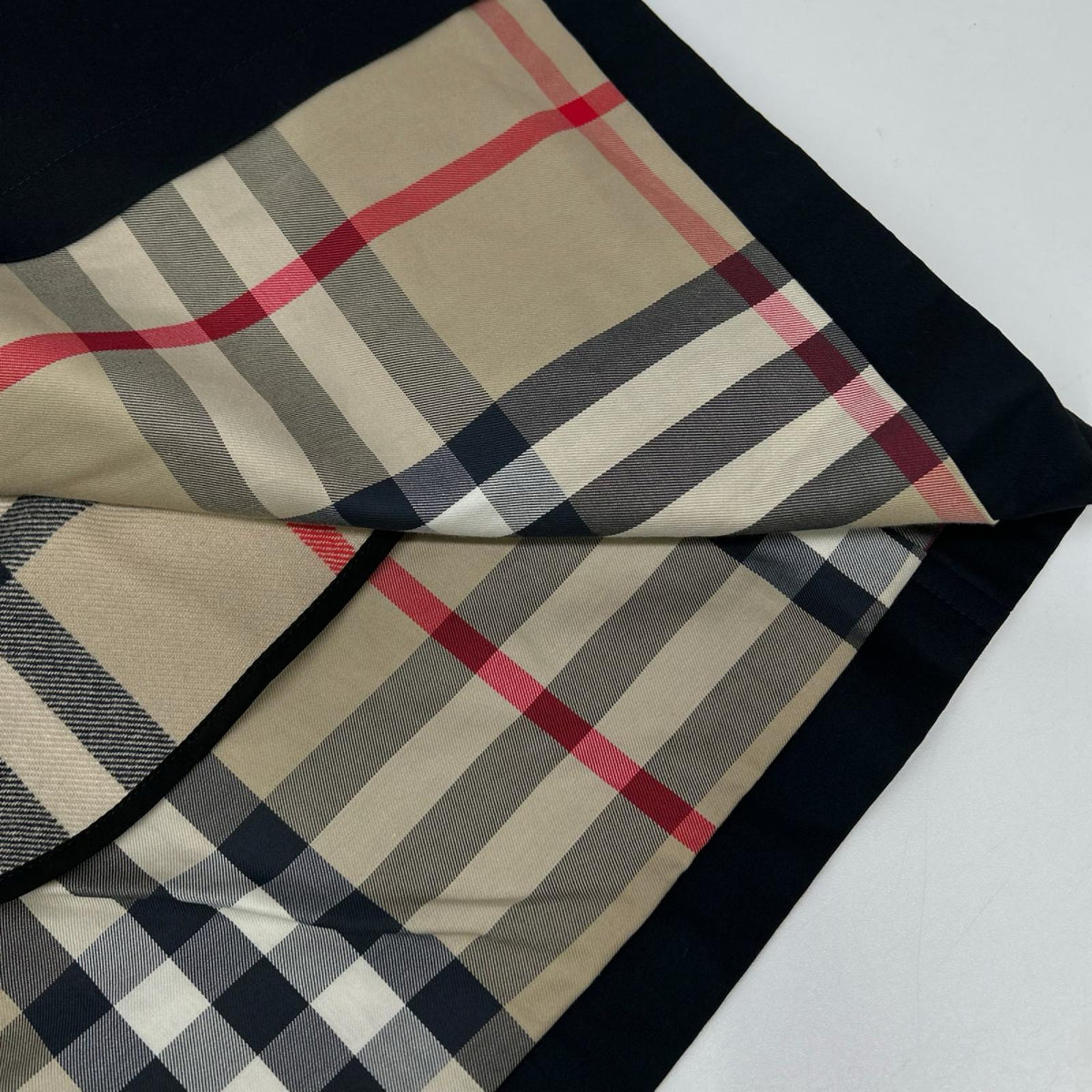 Burberry LONDON Navy Cotton Nova Balmacaan Coat