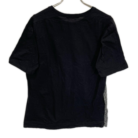 ISSEY MIYAKE MEN All-Over Pattern S/S T-Shirt Black Size 3