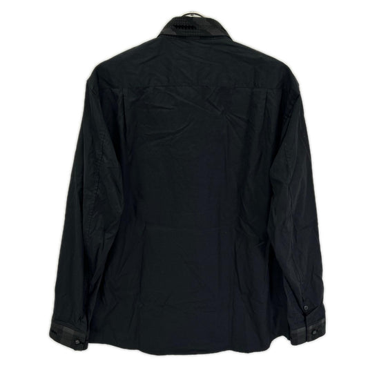 ISSEY MIYAKE MEN 15AW Geometric Cotton Shirt Black Size 3