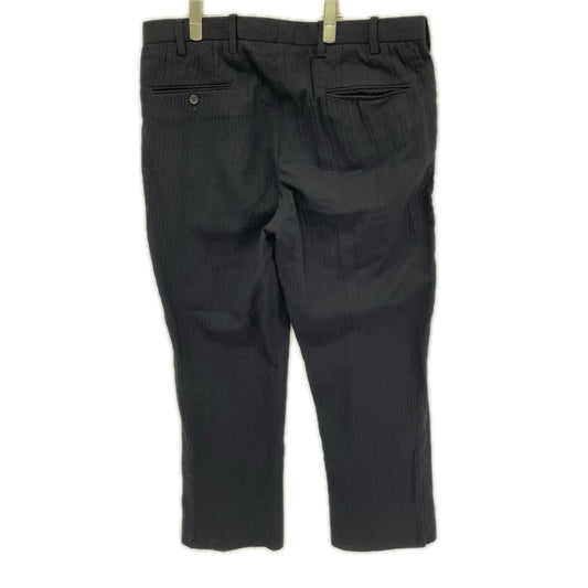 ISSEY MIYAKE MEN ME21FF026 Wrinkle Wool Pants Navy Size 3