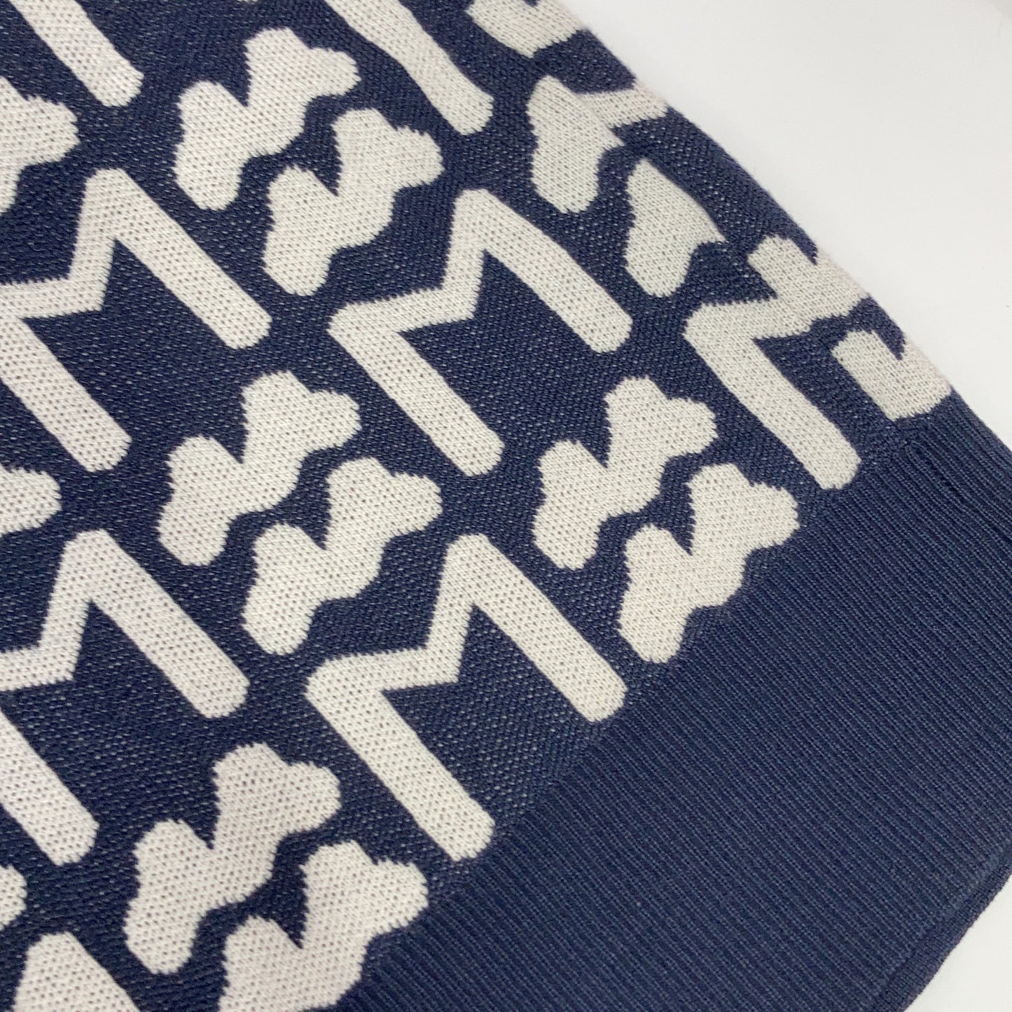 MUTA MARINE MM PATTERN Jacquard Knit Vest Multi