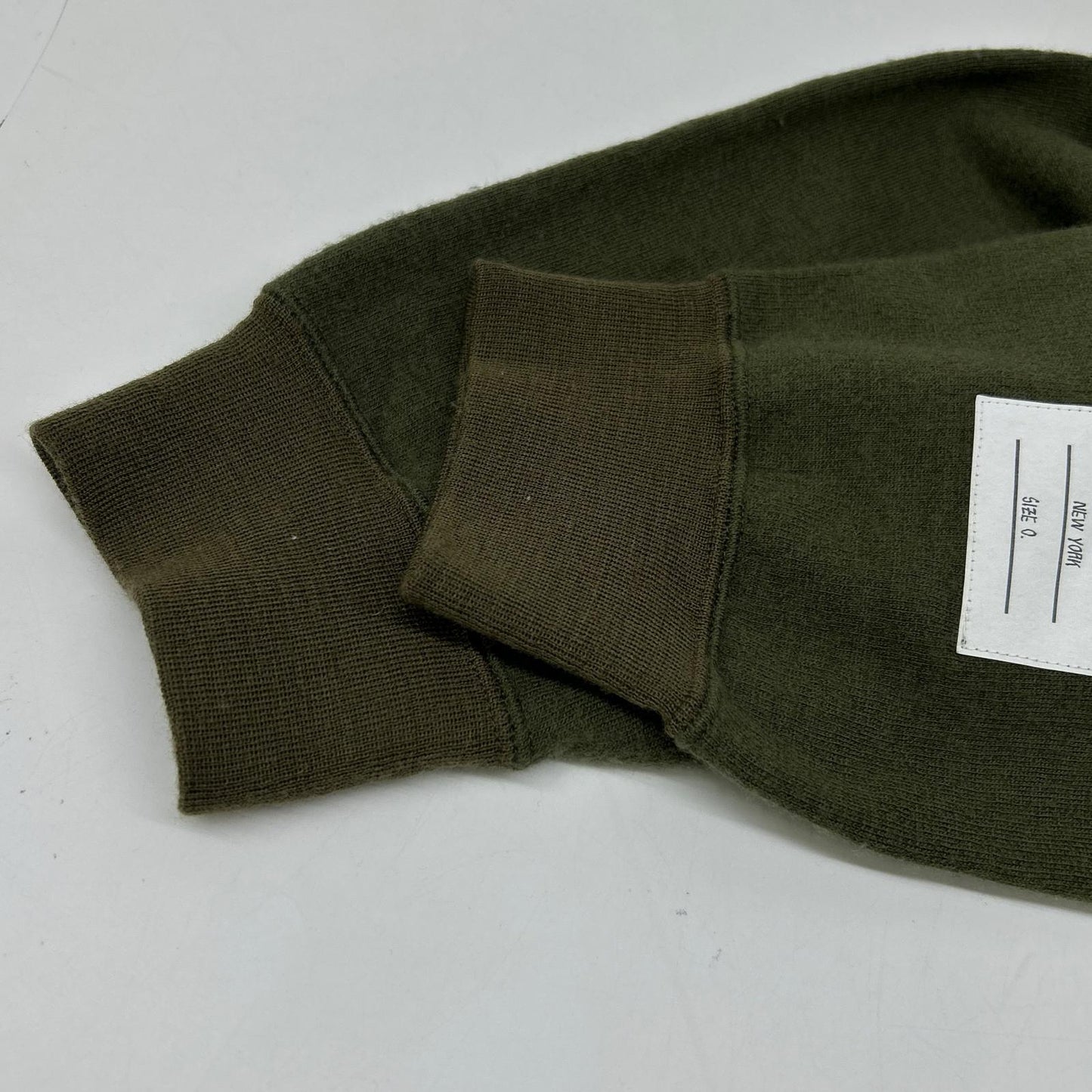 THOM BROWNE Green 4BAR Wool Sweatpants Size 0