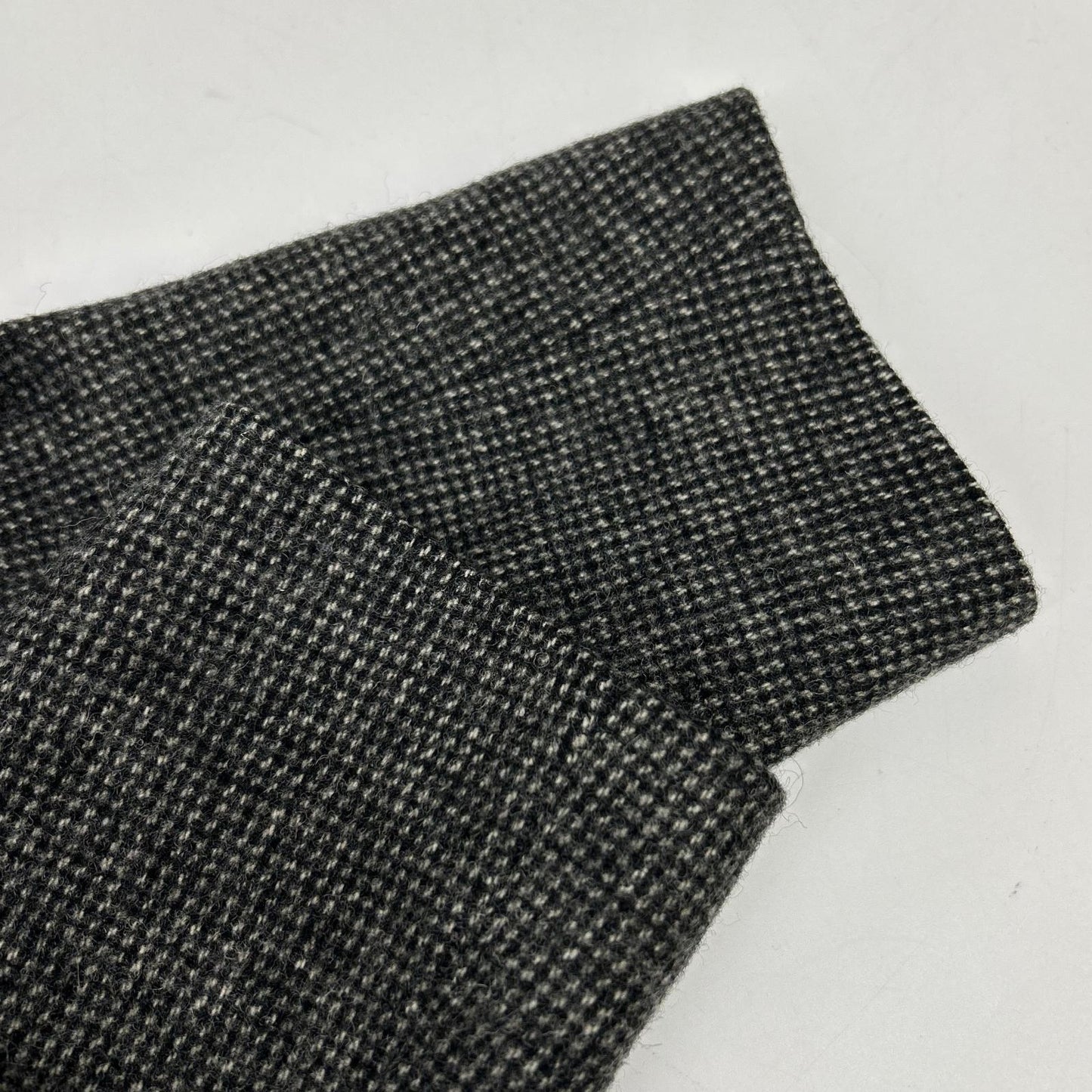 PaulSmith Gray Wool Tweed Chesterfield Coat Size L
