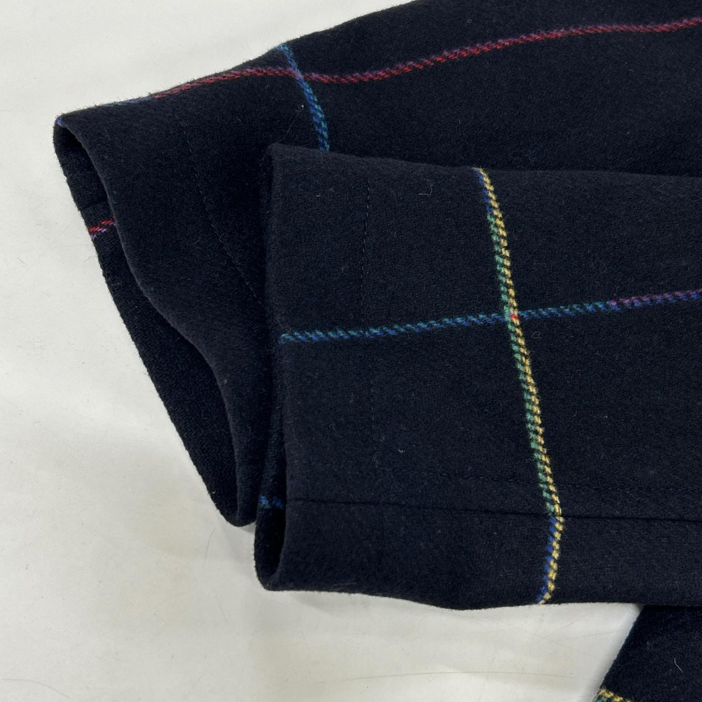 PaulSmith Navy Wool Blend Chesterfield Coat Size L