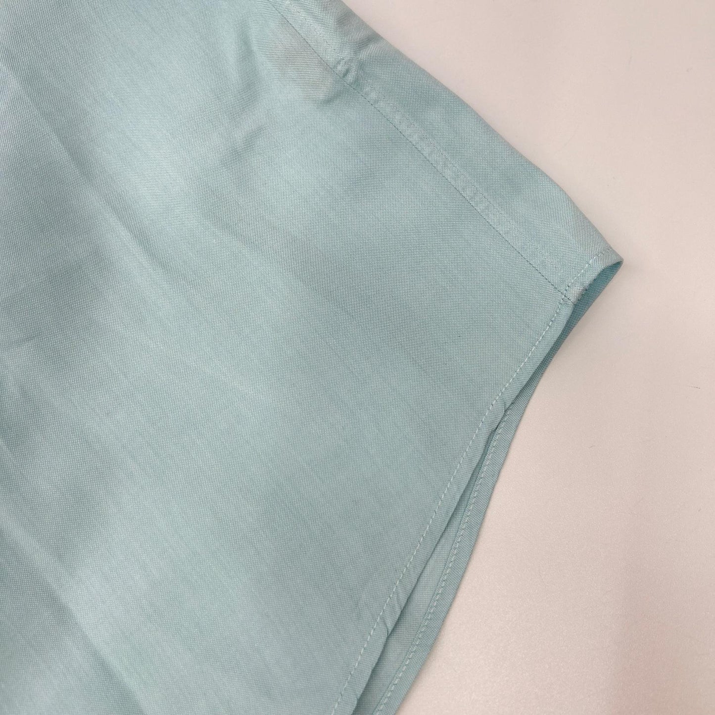 HERMES Green Selier Button Button-Down Long Sleeve Shirt Size 41/16