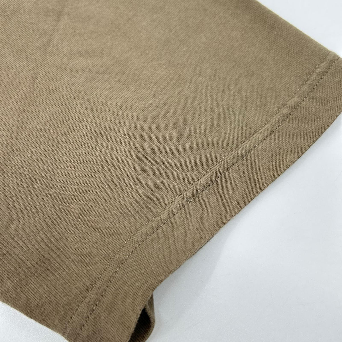 BALENCIAGA 2021 612966 Logo Cotton T-Shirt Beige Size M