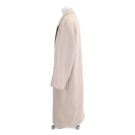 AURALEE Twisted Double Cloth Coat Light Beige Size 4