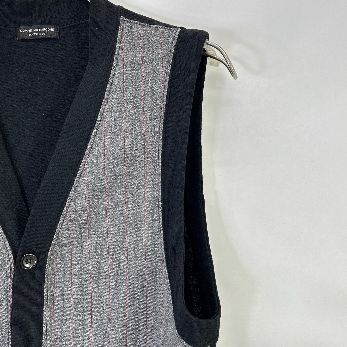 COMMEdesGARCONS HOMME PLUS 92AW Wool Vest Grey