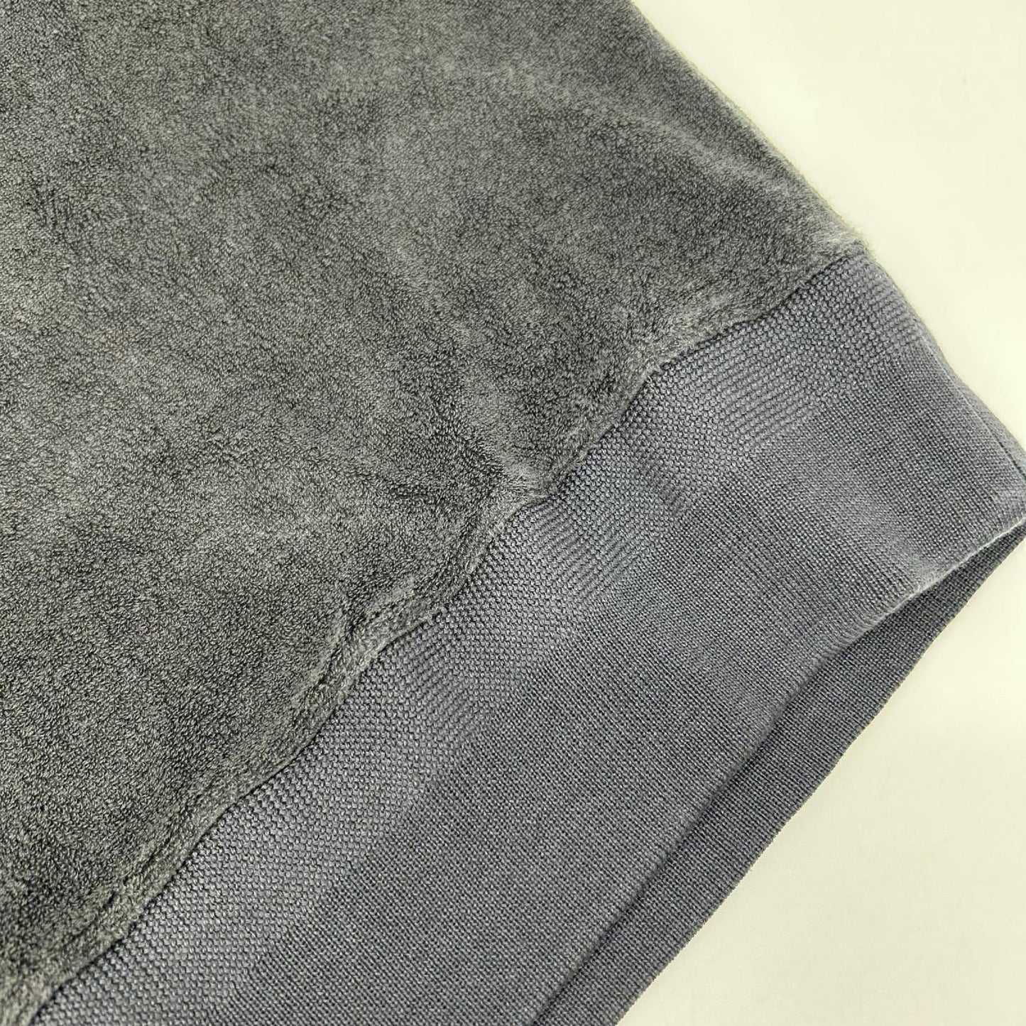 LOUIS VUITTON Kim Jones Era Dark Gray Cotton Knit Size XS