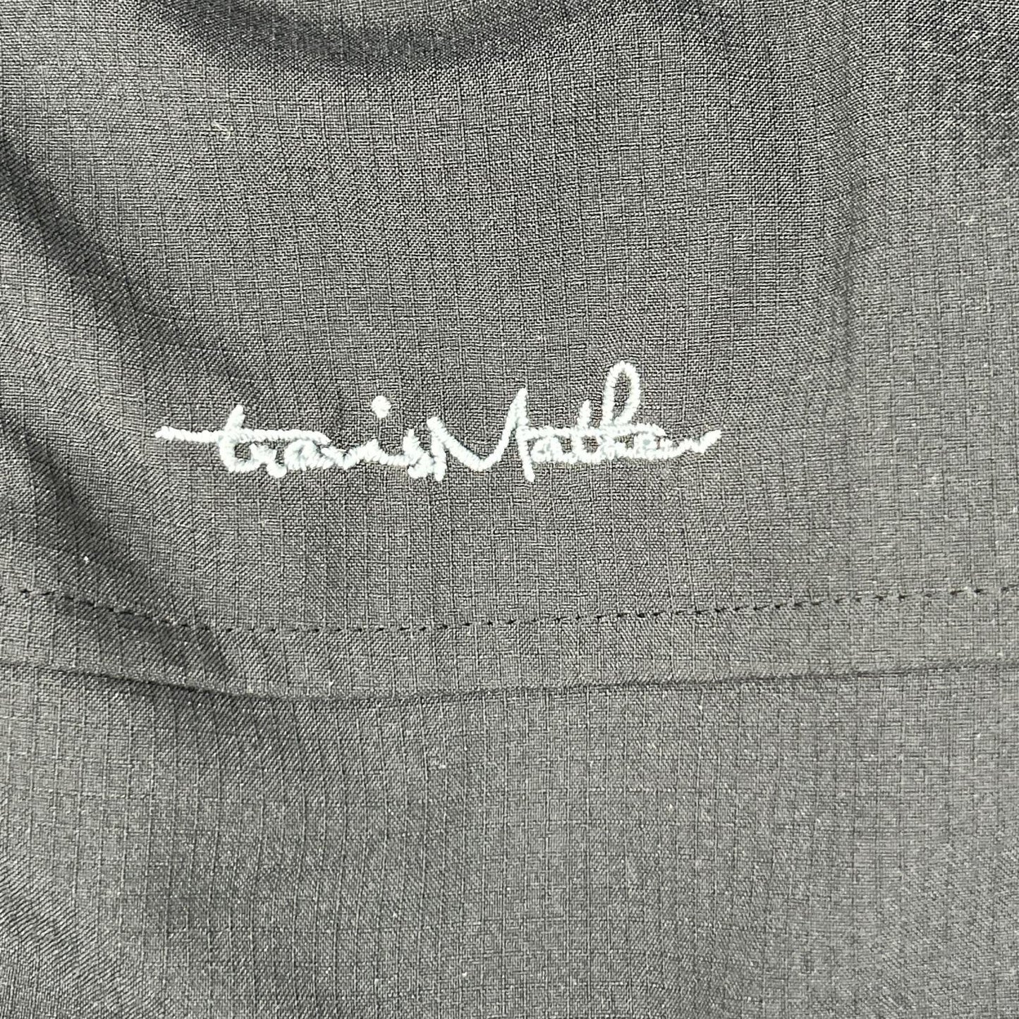Travis Mathew Black Palm Tree Bomber Jacket Size L