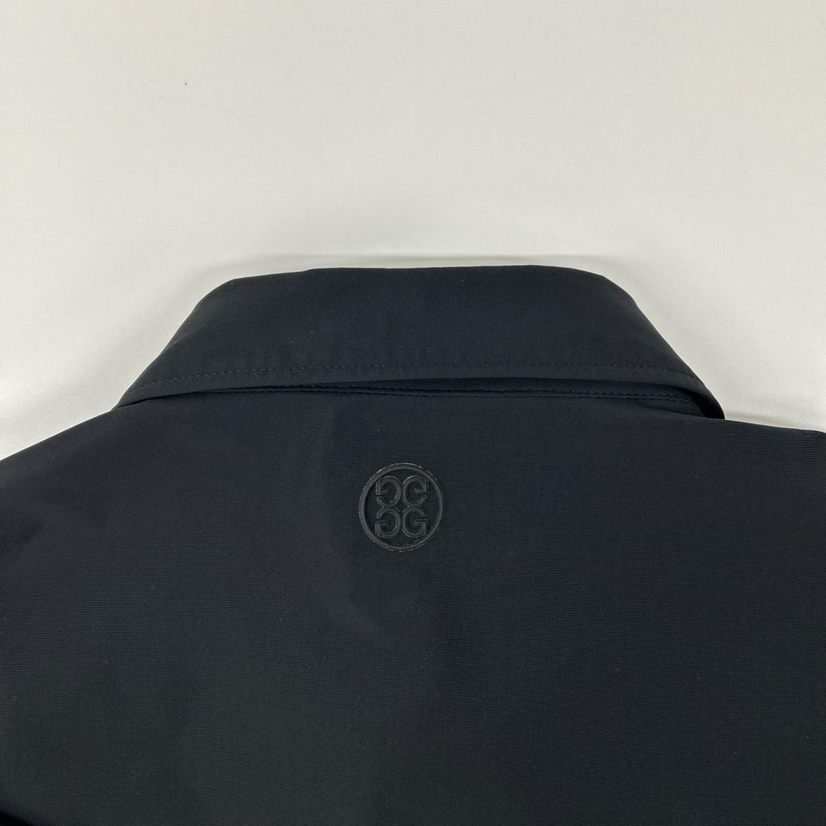 G/FORE Nylon Logo Embroidered Polo Black Size 2