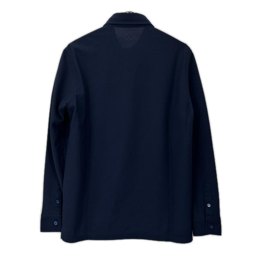 FORE Logo Pique Polo Shirt Navy Size 2