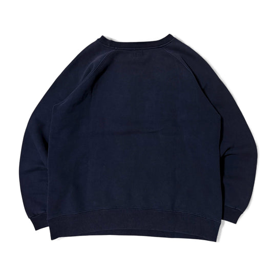Japanese Brand 00's A BATHING APE Blue Sweatshirt Size L