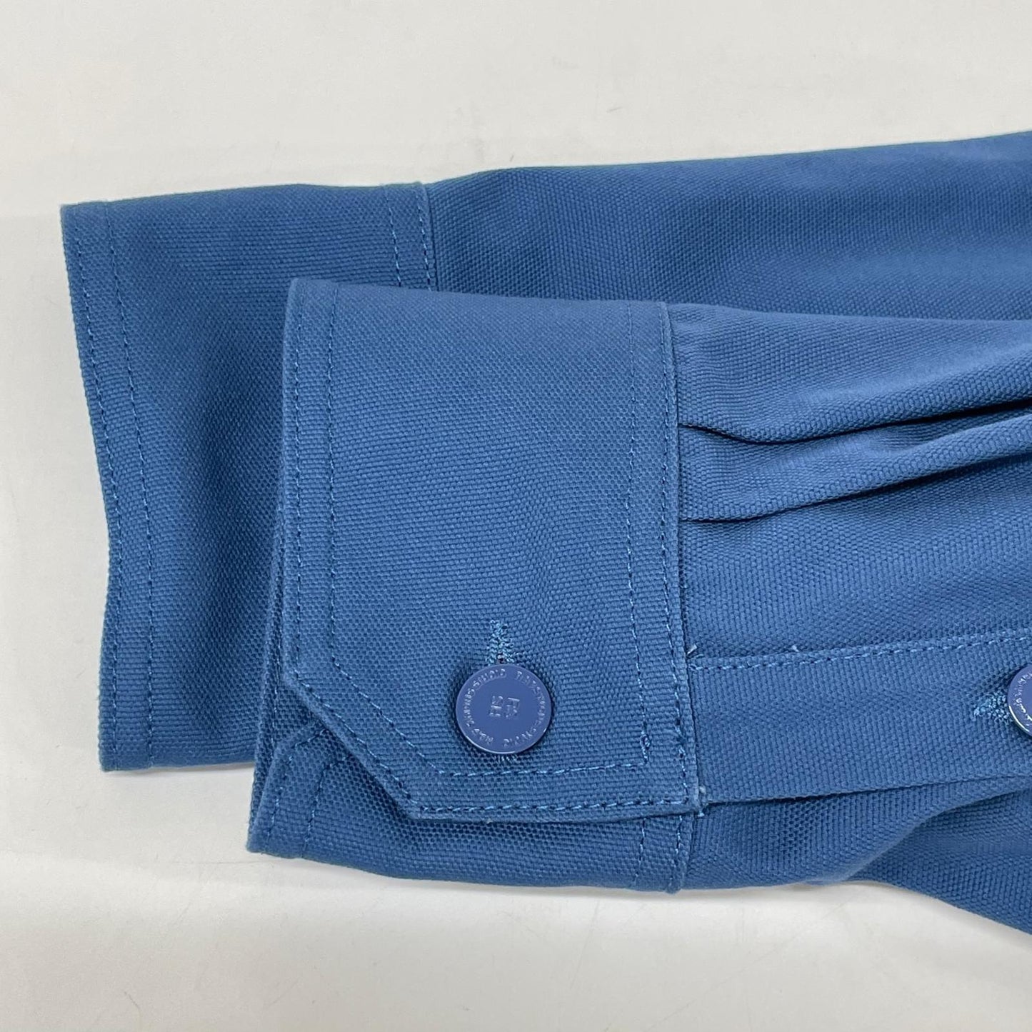 RAF SIMONS Oversized Bi-Color Denim Shirt Size M