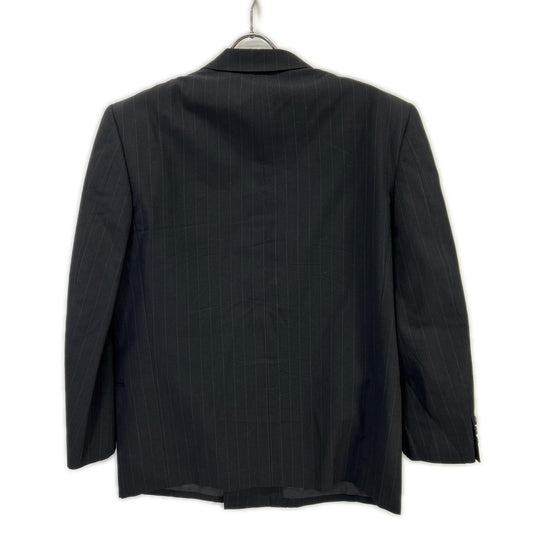 COMMEdesGARCONS HOMME DEUX Black Wool Stripe Jacket Size S