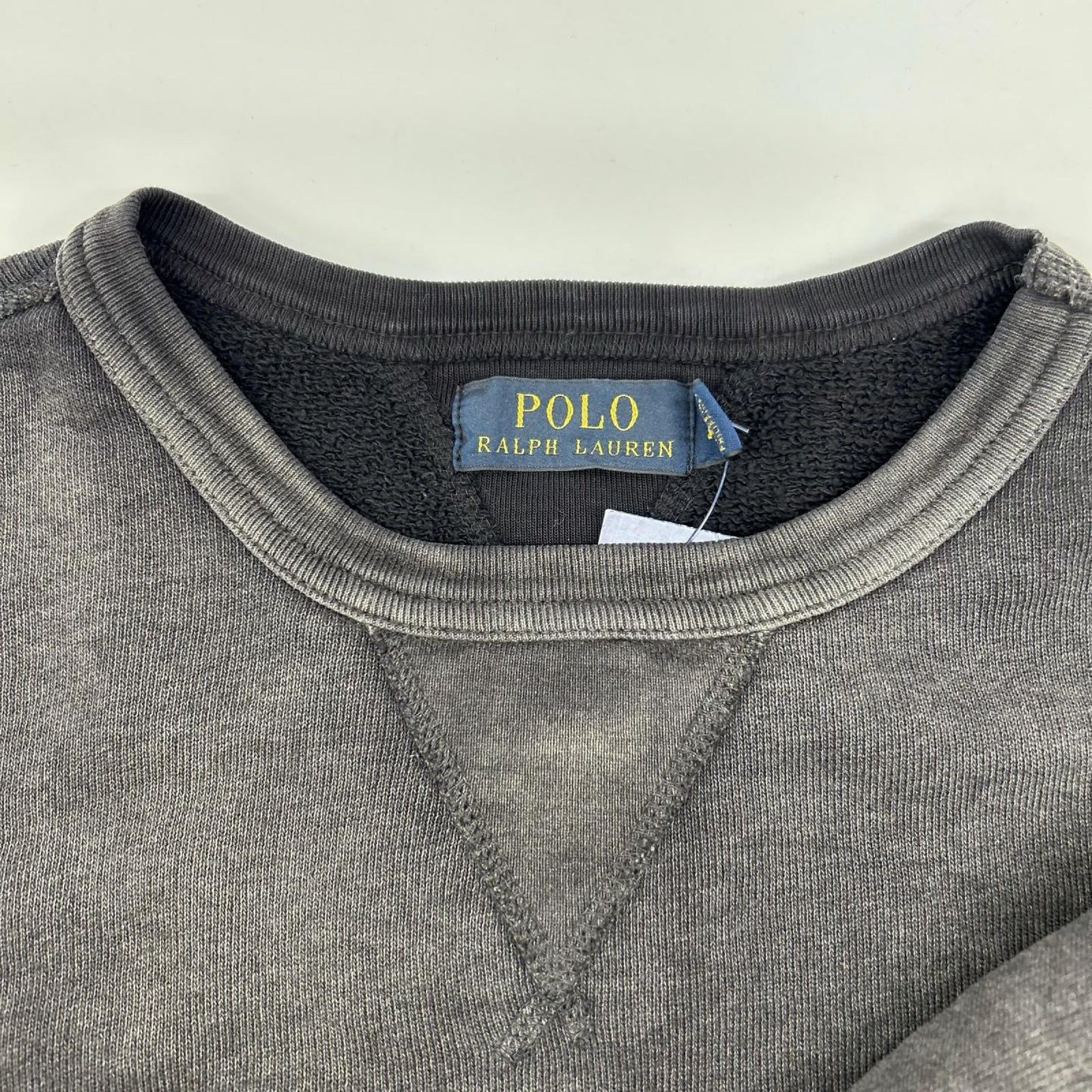 POLObyRalphLauren Cotton Sweatshirt Dark Gray Size M