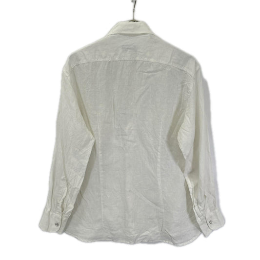 Brioni White Linen Shirt Size 3