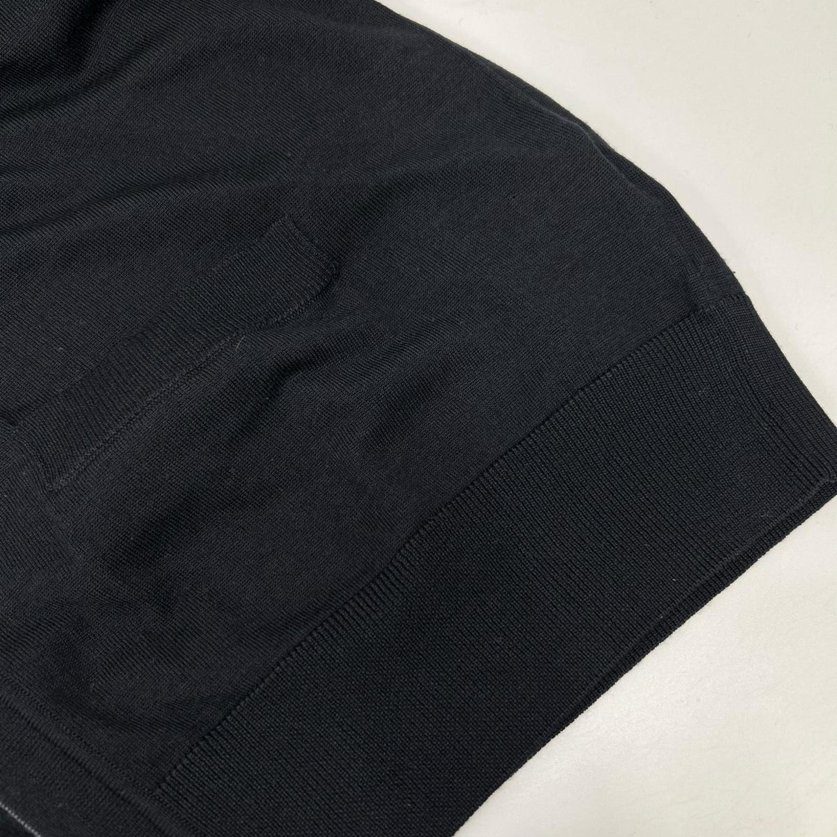 Dunhill Black Wool Silk Knit Cardigan Size M