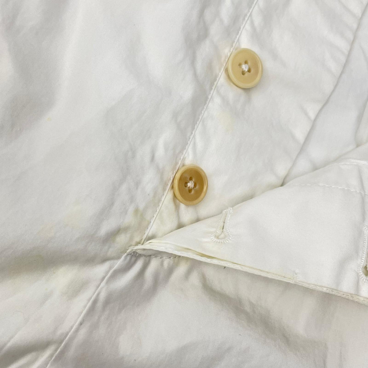 HERMES White Belted Shorts Size 42