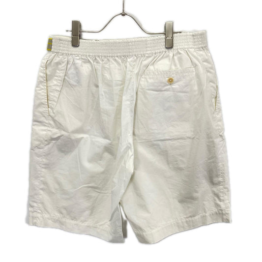 HERMES White Belted Shorts Size 42