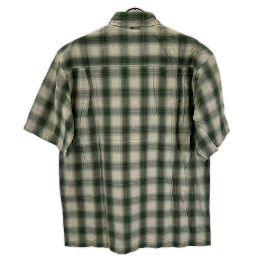 Timberland Green Check Cotton Short Sleeve Shirt Size S
