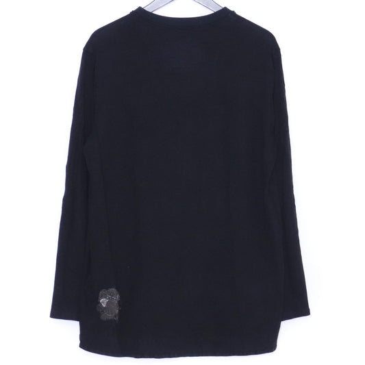 ZIGGY CHEN 15AW Wappen Long Sleeve Shirt Black Size 46