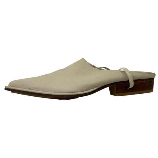 Y's Western Lace-Up Leather Mules Sandals Size 2