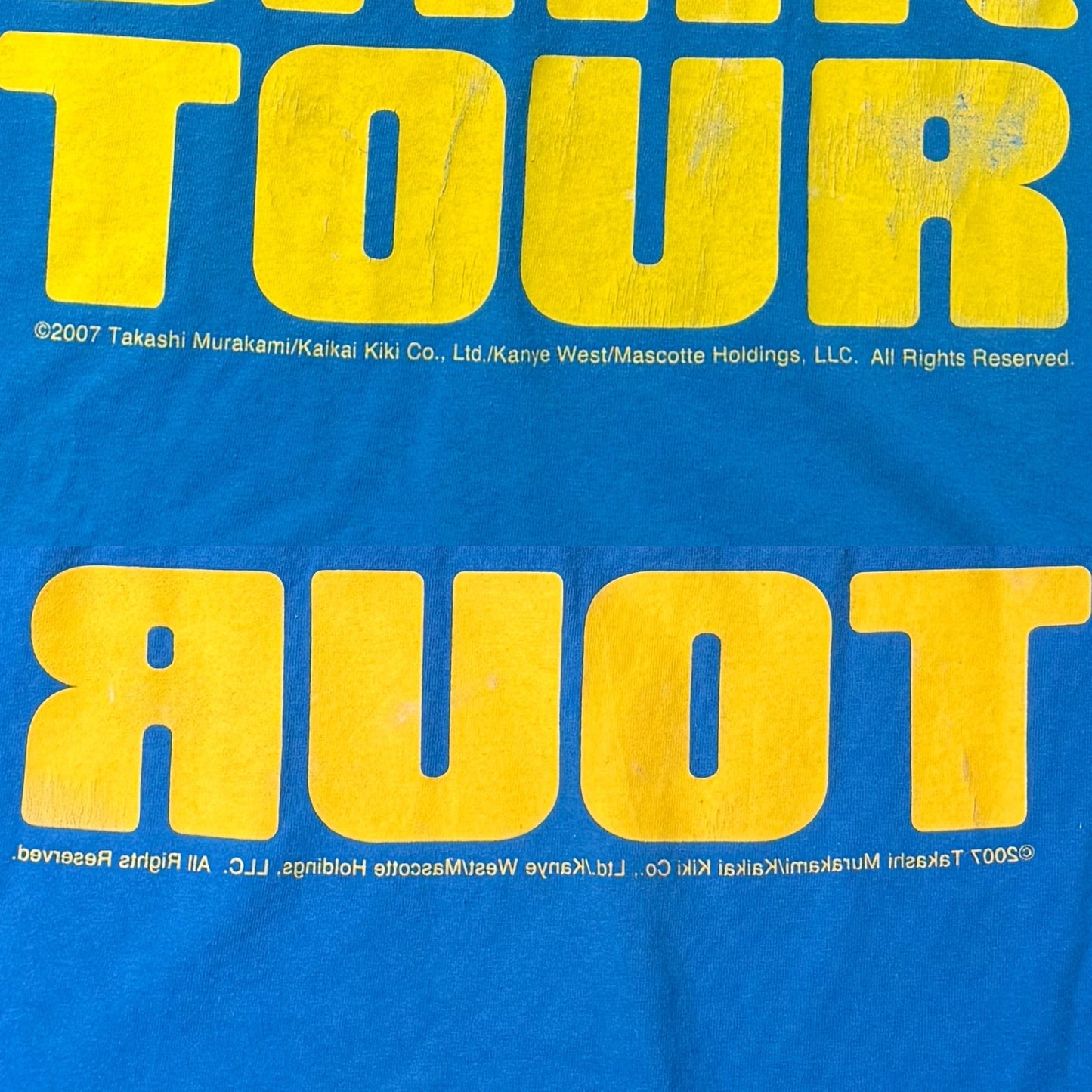 Kanye West 00s T-Shirt Blue Size L