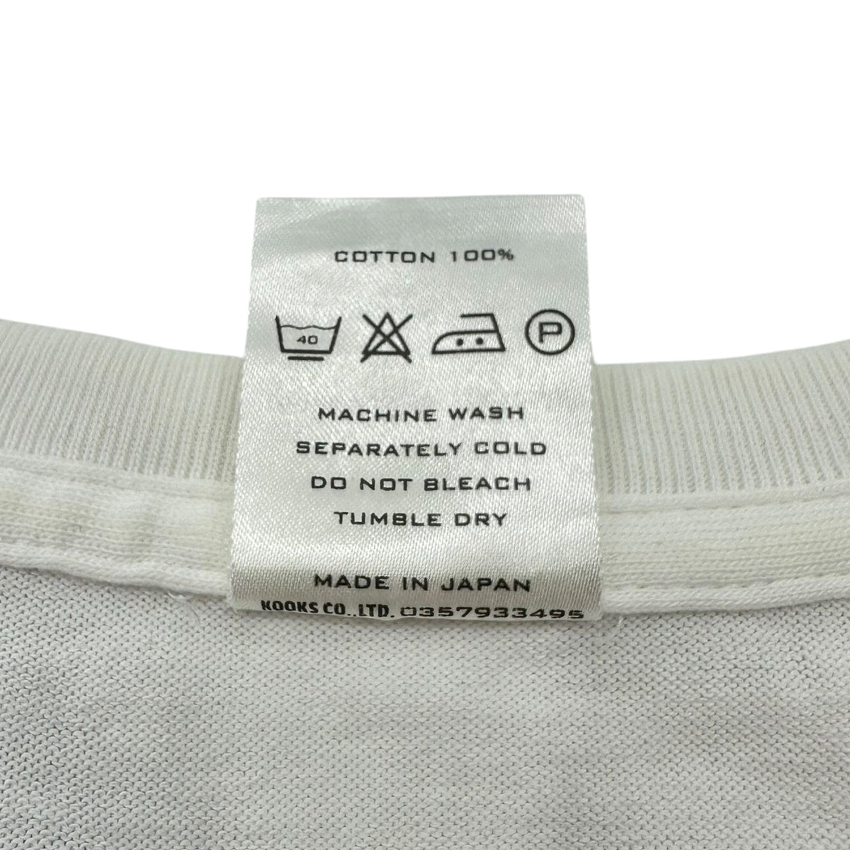 NUMBER (N)INE NY 3rd Anniversary T-Shirt White Size 3