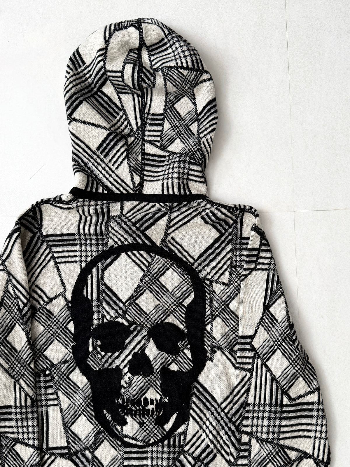 Lucien Pellat-Finet Skull Design Zip Hoodie Size S