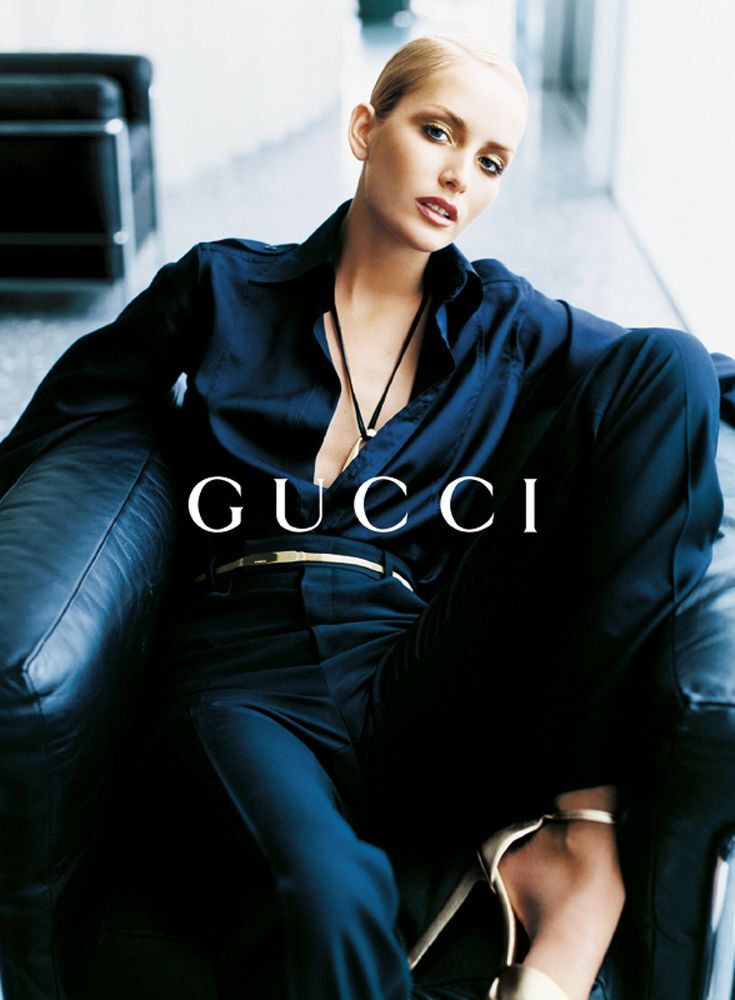 GUCCI Tom Ford AW96 Silk Shirt Black Size M