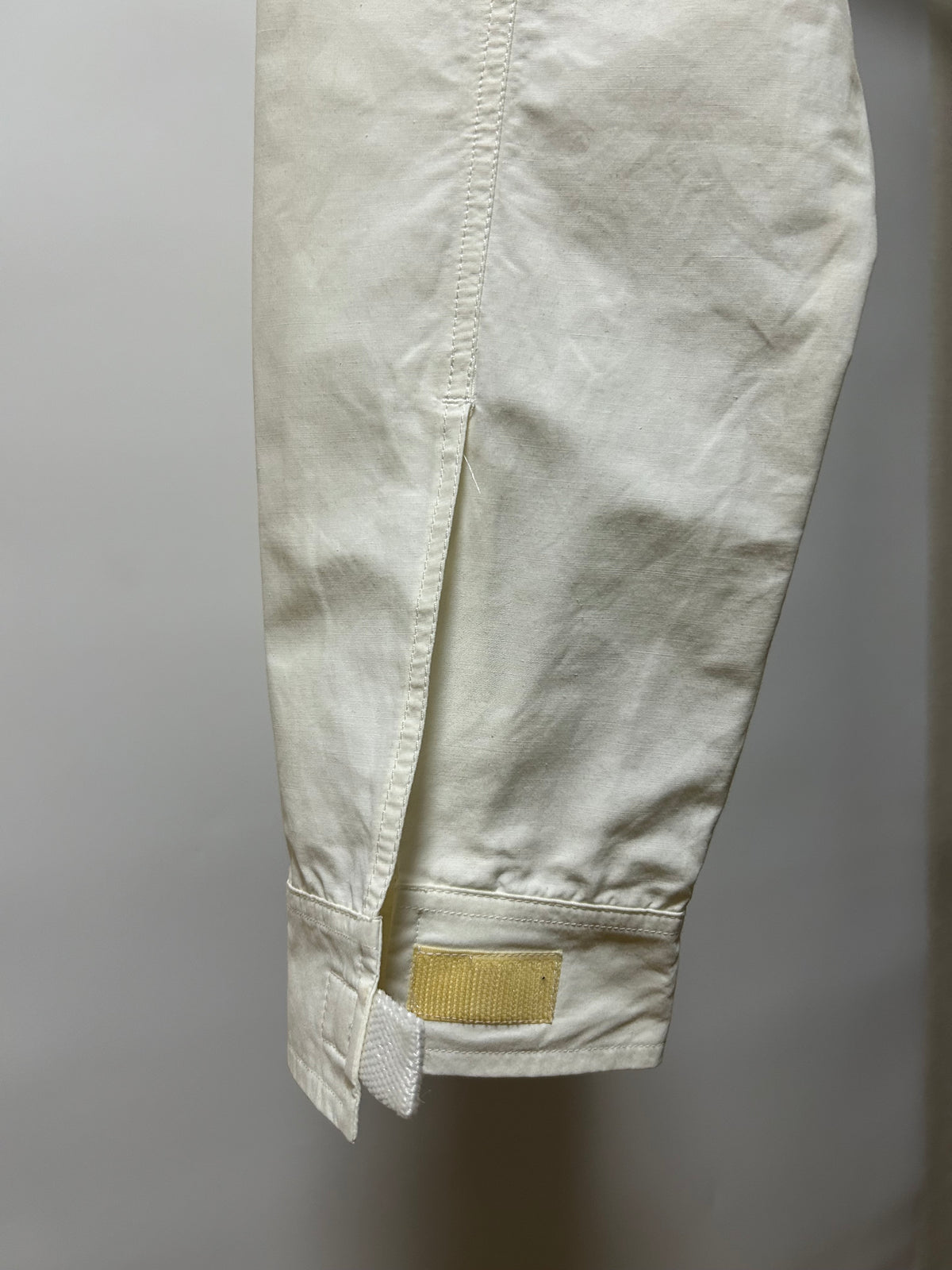 EMPORIO ARMANI 1990s White Velcro Shirt Size 44