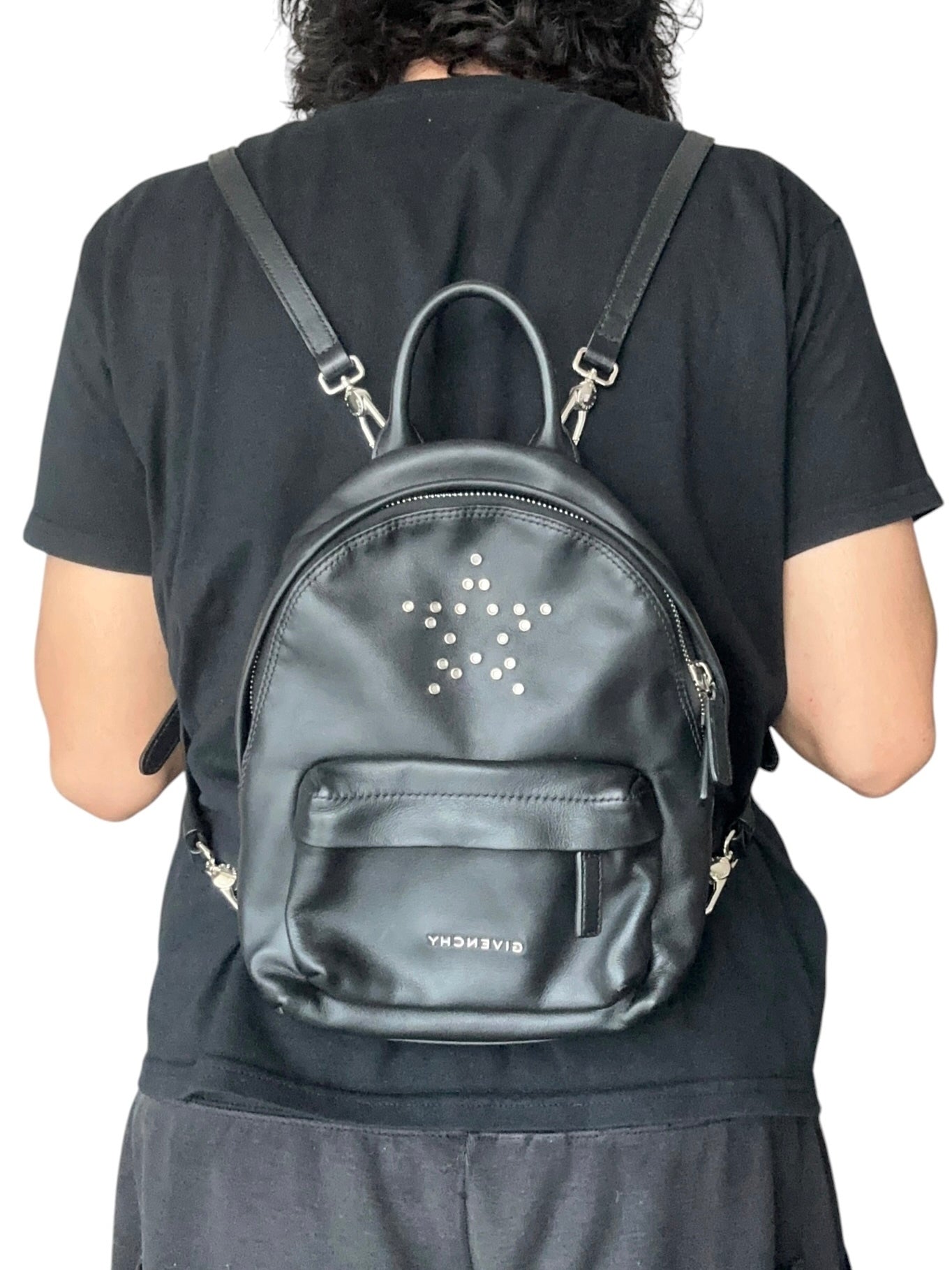 Givenchy Star Studs Leather Backpack