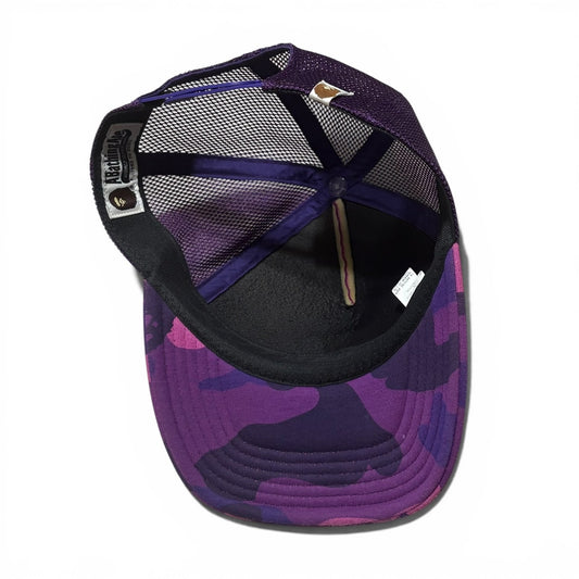 A BATHING APE Camo Trucker Cap Hat Size ONE SIZE