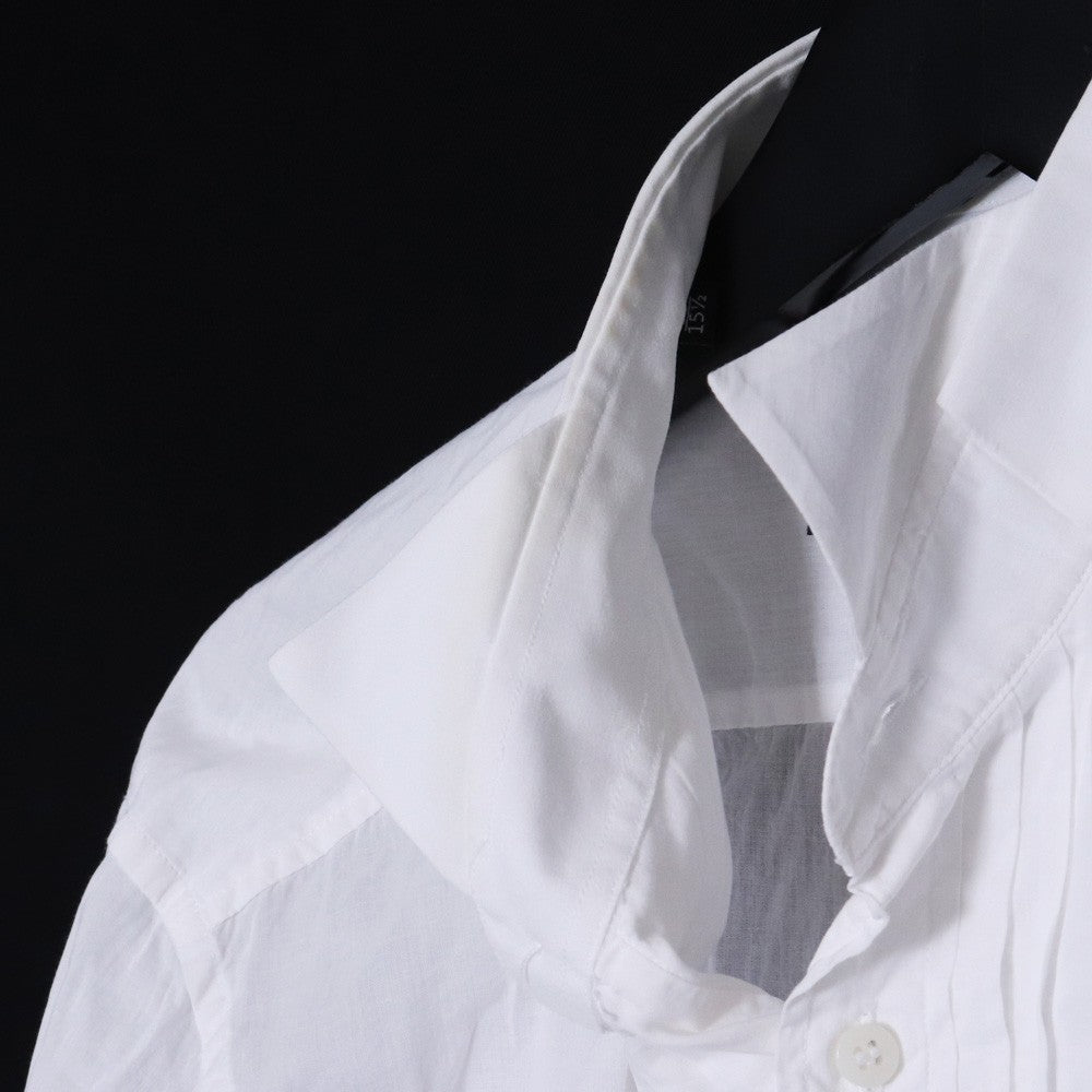 GUCCI Cotton Long Sleeve Dress Shirt White Size 39