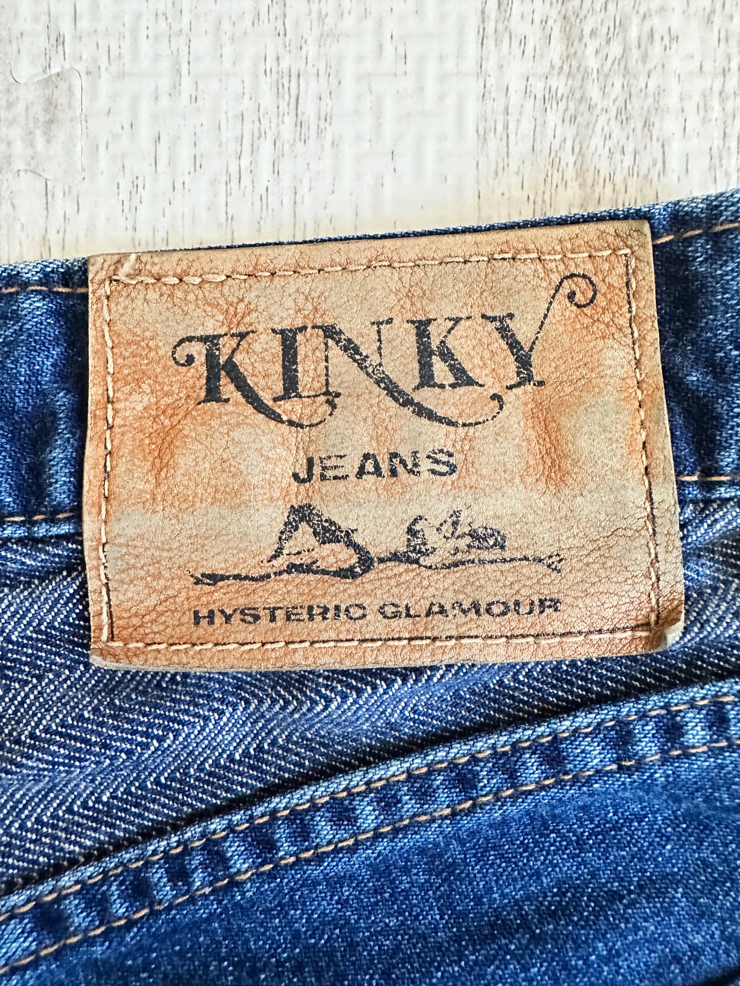 Vintage Hysteric Glamour Bottoms - Hysteric Glamour Tsugi Hagi Denim Indigo Color - Authentic Archive