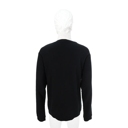 RAF SIMONS 05AW Cotton Black Hoodie Size 50
