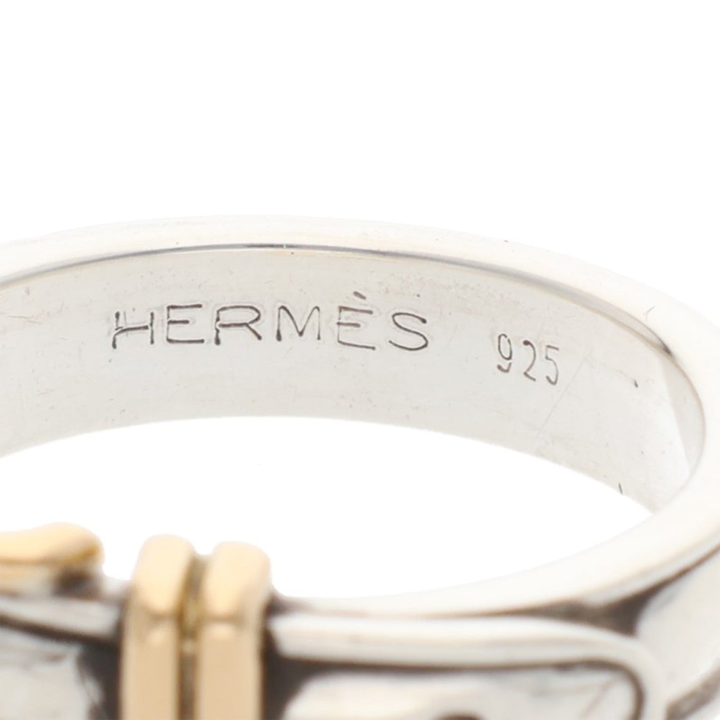 Hermes HERMÈS Gold Silver 925 Ring